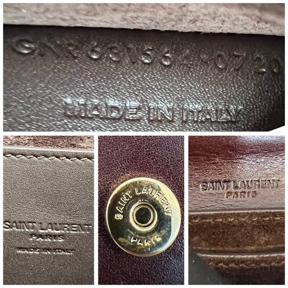 SAINT LAURENT Small Kaia Woven Leather Crossbody Bag - Picture 11 of 12